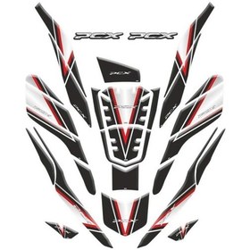 Resim Honda Pcx 2021-2023 Uyumlu Tank Pad Seti 003 
