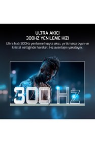 Resim Gamepower Rapid V90 27'' 300Hz 0.5Ms Fast VA FHD Pivot RGB Gaming Monitör 