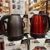 Resim ramse hediyelik eşya metal gövde yanmaz kapak kettle 1500w 1,8lt su ısıtıcı 