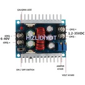 Resim 300W 20Amper Dc Dc Step Down (Voltaj Düşürücü) Modülü 