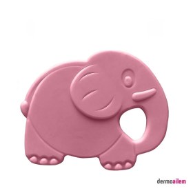Resim Bambino Kauçuk Yumuşak Diş Kaşıyıcı Pembe Fil 