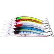 Resim 1 adet 15cm 15g Derin Dalış Jerkbait, Yapay Sert Yem, Bass Pike, Carp Balıkçılık Takımı için Balıkçılık Wobblers Minnow Lure 