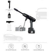 Resim Akülü Şarjlı Yüksek Basınçlı Oto Araba Bahçe Yıkama,temizleme Su Sı 1 