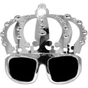 Resim Parti Gözlük Gümüş Taç 