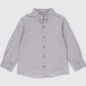 Resim Panço Erkek Bebek Basic Lila Oxford Gömlek 