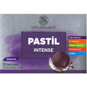 Resim Naturalnest Intense Şekersiz 12 Sert Pastil 