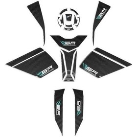 Resim Cf Moto 450 Sr 2023 - 2024 Uyumlu Full Tank Pad Set 001 