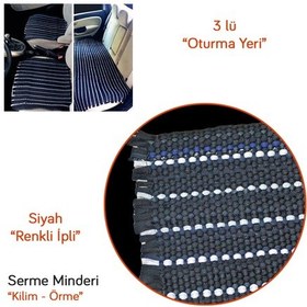 Resim Nyf Kilim Minder Serme 3 Lü Set 2 Ön + 1 Arka Koltuk Oturma Üniversal 