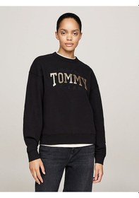 Resim Tommy Hilfiger Tjw Nw Bxy Glıtter Varsıty Crew 