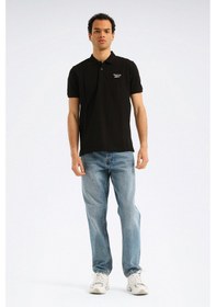 Resim Reebok Blaze Embroıdered Ss Polo Siyah Erkek Kısa Kol T-shirt 000000000102345106 