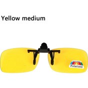Resim Terokk Unisex Klip-polarize Sürüş Gözlükleri Uv400 Gündüz/gece Kullanım Flip-up Lensturuncu51 Turuncu 