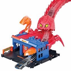 Resim Hot Wheels Düşman Yaratıklar Oyun Seti Polis Karakolu HDR32 