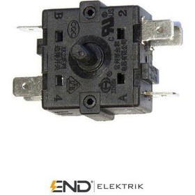 Resim End Elektrik Çevirmeli Anahtar 6 Bacaklı 