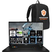 Resim MSI Stealth 18 HX AI Ultra 9 275HX 40GB 256GB SSD RTX5070TI/12GB 140W 18'' WQXGA W11P Gaming Laptop 