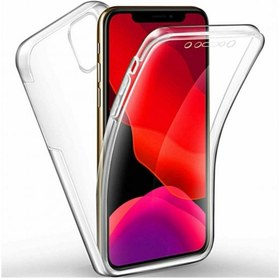 Resim Apple iPhone 11 Çift Taraflı Silikon Kılıf Şeffaf 