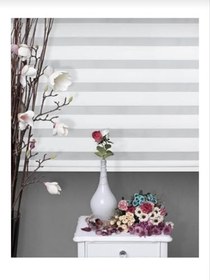 Resim Beyazıt Tekstil Beyaz Bambu Zebra Stor Perde Beyaz 90 x 260 byzt93 