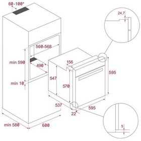 Resim Teka HLB 8400 - GZC 75330 XBC WH - DLV 68660 WH Ankastre Set 