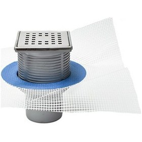 Resim Sukar Line-10 10X10 Cm Çelik Çerçeveli Süzgeç Q50 Alt Çıkış 