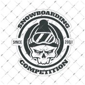 Resim Bay Etiket Hbg25 Snowboard Sticker 