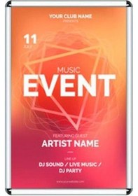 Resim A3 30X42 Alüminyum Çerçeve Açılır Kapanır Aç Kapa Rondo Çerçeve 