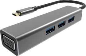 Resim DH319 Type-C To Usb 3.0-3 Vga Çevirici Vcom