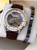 Resim Reward Otomatik Deri Kordon 5 Atm Suya Dayanıklı Erkek Kol Saati Vs.blkt.0617 Rose Gold 