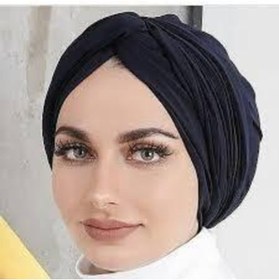 Resim Sahra Şal Dünyası Dolama Bone Siyah (HAZIR MODEL) 