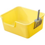 Resim Suntek Kapalı Alandaki Kediler Için Kedi Kumu Kutusu, Yavru 