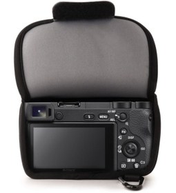 Resim MegaGear Sony Alpha A6500, A6300, A6000 Neopren Kamera Kılıfı 