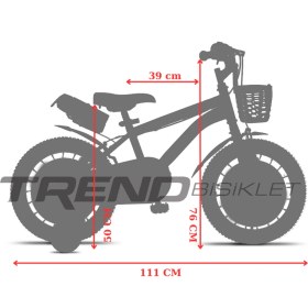 Resim Trendbike Vento 16 Jant Bisiklet 4-6 Yaş Erkek Çocuk Bisikleti 
