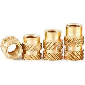 Resim M3x4x5 İnsert Çakma Somun - 3d Baskı Pirinç Somun 50 Adet 