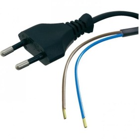 Resim Power Kablo 2X0.75Mm 1 Metre Uzatma 2 Pin Teyp Fişi Uçu Açık 