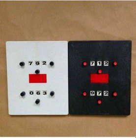 Resim Plastik Bilardo Numaratörü Skorboard Tabelası 