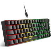 Resim Sones Hxsj V200 Kablolu Rgb Arkadan Aydınlatmalı Mekanik Klavye 68 Tuş Başlığı, Kablo Uzunluğu: 1,7 M 