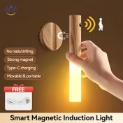 Resim 2 Adet ZZBZZ Akıllı Hareket Sensörlü Gece Lambası - LED Şarj Edilebilir Manyetik Duvar Aydınlatmalar, USB Şarjlı, Kolay Kurulum Koridor Yatak Odası İçin Merdiven Banyo Uyumlu - ABS Malzeme Renk Değiştirmesiz Cadılar Bayramı Noel ve Diğer Tatiller için Ideal Strobe Işık 
