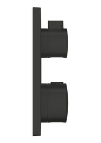 Resim Grohe Grohtherm Termostatik Banyo/Duş Bataryası 2 Çıkışlı Divertörlü - 1022092430 Siyah 