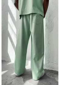 Resim Mint Yeşili Cozy Premium Basic Baggy Eşofman Mint Yeşili 