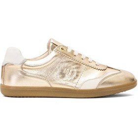 Resim Mammamia D25ya-550 Kadın Hakiki Deri Klasik Sneaker Altın Altın 