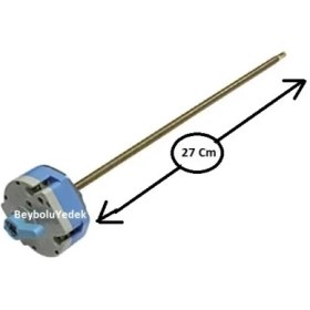 Resim FullYedek Termodinamik Uyumlu Termosifon Termostat Elektrikli Şofben Çubuk Otomatik 27 cm 