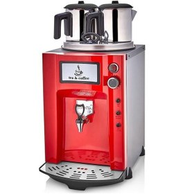 Resim Remta Premium Jumbo 15 Litre İki Demlikli Çay Makinesi - Kırmızı 