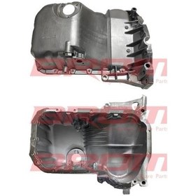 Resim BROM VW3313 Yağ Karteri Alüminyum Sensörsüz Volkswagen Passat / Audi A4 / A6 1.8 T (Aeb) 