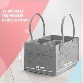Resim Fırsat Mağazam Anne Bebek Bakım Çantası Bebek Bezi ve Islak Mendil Düzenleyici Alt Değiştirme Organizeri 