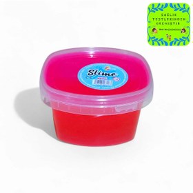 Resim Slime Pembe Renk 200 Gr - Hazır Slime Sağlık Sertifikalı 