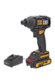 Resim Cat DX71BC 18Volt 2.0Ah Li-ion Tek Akülü 215Nm Kömürsüz Profesyonel Şarjlı Darbeli Tornavida 