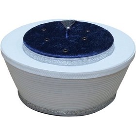 Resim Fabrikam06 Lacivert Sarık, Gri Püskül Sarık ,imam Sarığı,cami,cübbe,takke,sarık,lacivert Imam Sarığı,59 Cm S064 Beyaz - Lacivert Beyaz - Lacivert 