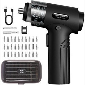 Resim Kingsdun 35 Parçalı Manyetik Uç 5V 2500mAH Şarjlı Tornavida Seti 