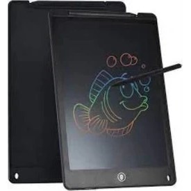 Resim T12 Siyah Writing Tablet LCD 12 Inç Dijital Kalemli Çizim Yazı Tahtası - Lisinya 