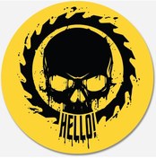 Resim Skull - CarMagnet Mıknatıslı Tak Çıkart Araç Aksesuarı - 12-MTR-002 
