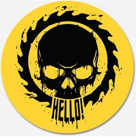 Resim Skull - CarMagnet Mıknatıslı Tak Çıkart Araç Aksesuarı - 12-MTR-002 