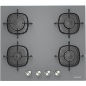 Resim Silverline CS5623S01 60 CM Gri Cam Ocak 